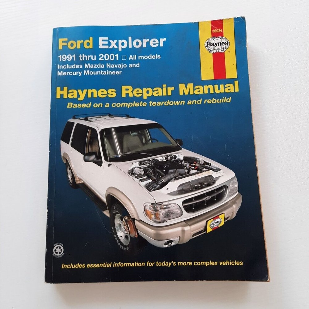 HAYNES Repair Manual Ford Explorer 1991 thru 2001